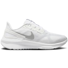 Nike Womens’ Air Zoom Structure 25 – White/Pure Platinum/Metallic Silver