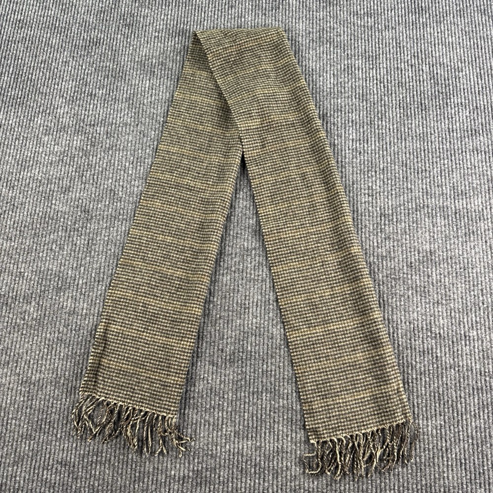Brooks Brothers Camel Hair Scarf Taupe Nailhead 65 Inch Designer Winter