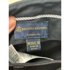 Brooks Brothers Explorer Regent Fit Suit Navy Wool Blend 2Pc Mens 38S 30W L30