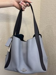 Coach Hadley Hobo, Azure Navy/Blue Colorblock Shoulder Bag, Excellent Condition