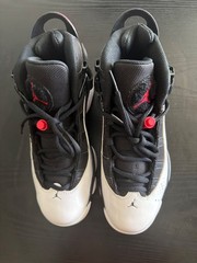 Size 6 – Air Jordan 6 Rings Black Varsity Red