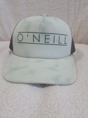 O’Neill Trucker Hat Snapback Cap Mint Green Gray Mesh Surf Beach One Size
