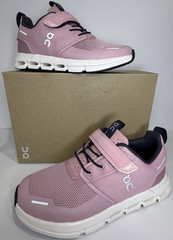On Cloud Play Unisex Kids Pink Mesh Hook & Loop Sneakers US 2 EU 33.5