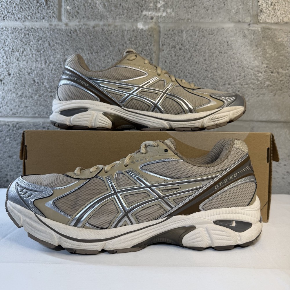 ASICS GT-2160 Color Cream Feather/ Brown 1203A605-100 Men’s SIZE 9