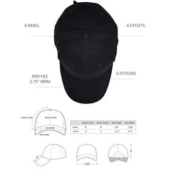 Solid Plain Baseball Cap Trucker Camo Blank Hat Ball Men Women Adjustable VC