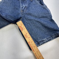 Wrangler Jeans Co Shorts Boy Size 4 Regular Wide Leg Classic Carpenter #0220