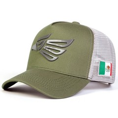 Unisex Mexican Eagle Label Baseball Net Cap Outdoor Adjustable Spring Summer Hat