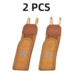 2PCS Tactical Metal Hook Elastic Belt Buckle-Less Invisible Waist Belt Closure