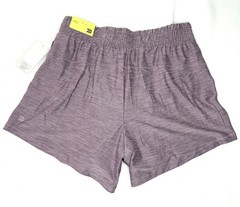 NWT All in Motion Women’s Mid-Rise Knit Shorts Heathered Purple Size XXL