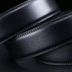 Men’s Automatic Click Lock Buckle Waist Strap Dress Comfort Jean Belt Casual