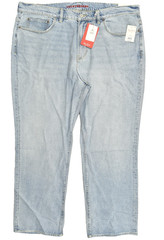 Lucky Brand Men’s 181 Relaxed Straight Denim Jeans Monaco Blue Stretch 46×32 NEW
