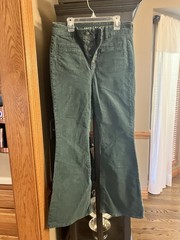 American Eagle Corduroy Pants Womens 8 Regular High Rise Flare