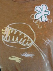 Womens David & Goliath Artsy Fartsy Man Eating Plant Airplanes Tee T-Shirt