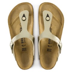BIRKENSTOCK GIZEH GOLD WOMEN’S THONGS SANDALS REGULAR/WIDE WIDTH