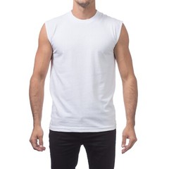 3 PACK PROCLUB MENS COMFORT MUSCLE TEE PRO CLUB CASUAL SLEEVELESS SHIRT GYM