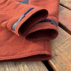 Vintage Patagonia Reverse Pile Fleece Jacket Mens M Burnt Orange 80s Hiking Gorp