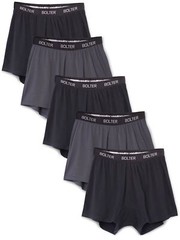 Bolter Men’s 5-Pack Cotton Stretch Boxers Shorts