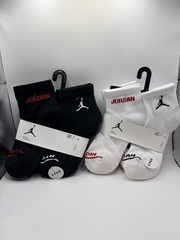 Brand New 3-Bundle Jordan Ankle Socks – Size 5Y–7Y