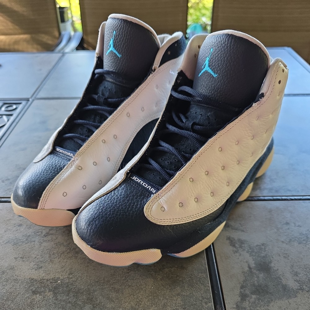 Size 11M Air Jordan 13 White Obsidian 414571-144 No Box!!!