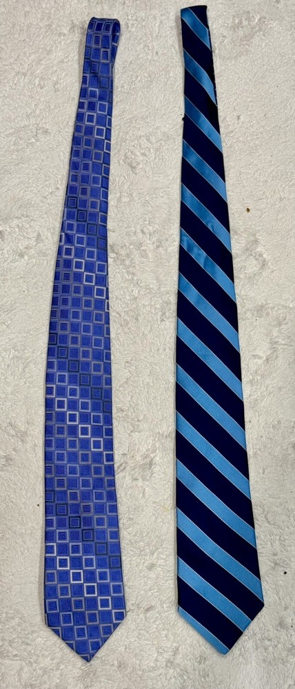Tommy Hilfiger Men’s & Michael Kors Lot Of 2 Silk Necktie Neckties Tie Ties