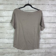 Universal Standard Ultimates Dolci Short Sleeve Top Ash Size 4XS 0-00