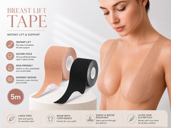 Boob Tape Breast Lift Tape Invisible Bra Push Up Strapless Waterproof 5m