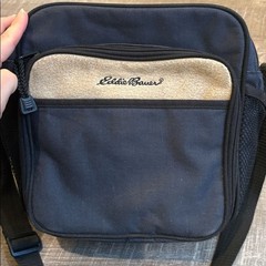 Eddie Bauer Men’s Messenger Bag Travel Camera Bag Multipurpose Bag Navy
