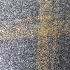 Richard James Savile Row Blazer 40r Full Canvas Gray Checked Flannel