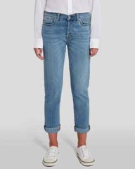 7 FOR ALL MANKIND WOMEN’S JOSEFINA SLIM BOYFRIEND JEANS MID-RISE MEDIUM STRETCH