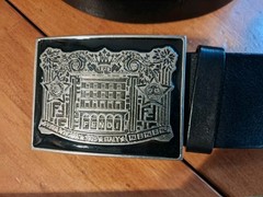 Vintage House Of FENDI Buckle Authentic Black Belt Ym4 008 7c0234 Atelier