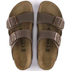 Birkenstock Arizona Mocha Birkibuc Leather Sandals Narrow/Wide EU 37-45 With Box