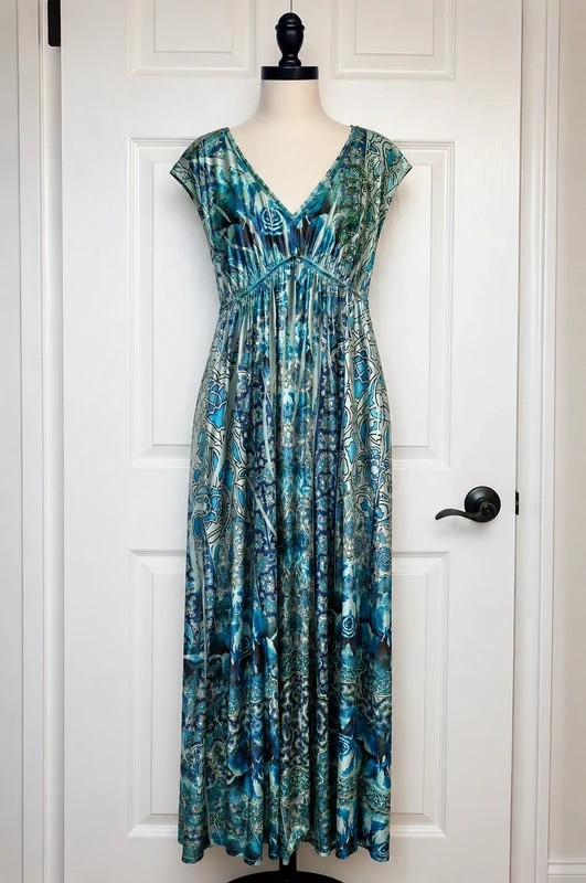 Floral Maxi Dress Perfect For Coheed And Cambria, Sleep Token, Tool Fan Festival