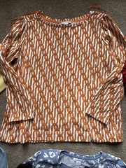 BRAND NEW Liz Claiborne Long Sleeve Ribbed Tops Size XL NWT Various Colors