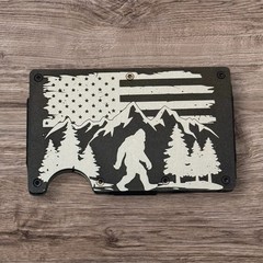 Brand new Custom Anything You Want Engraved RFID Minimalist Wallet You Pick