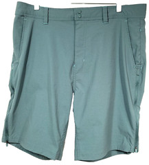 GILLZ Fishing SHORTS Mens LG (36 x 8) Green 95% Nylon/5% Spandex Mesh Pockets