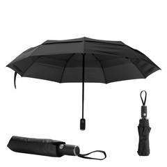 Travel Umbrella Portable Compact Windproof Umbrellas 42 in for Rain & Sun