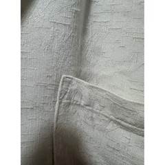 Caribbean Joe Mens XL Cream Textured Short Sleeve Button Up Tropical Camp Shirt