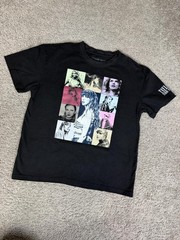 Taylor Swift Shirt Mens M Black The Eras Tour Graphic Crew Neck Tagless Cotton