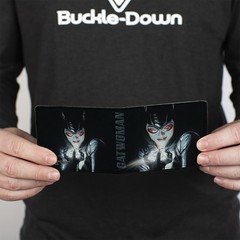 Bi-Fold Wallet CATWOMAN Holding Diamond Batman Issue 685 Comic Book Cover Pose B