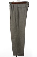 44R Joseph Abboud USA Gray Nailhead Wool 2-Piece Suit 38×31.5 Trousers Jacket XL