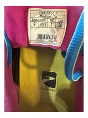 BROOKS TRANSCEND 1201501B013 Black Neon BLUE MAGENTA WOMENS 9 Running Shoe