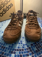 Adidas Samba OG Men’s Suede Low-Top Sneakers Preloved Brown/Wonder White IG1357
