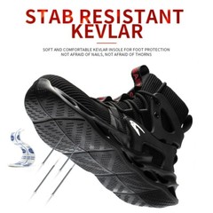 Lightweight Safety Shoes Men Work Shoes Steel Toe Roofing Shoes Indestructible