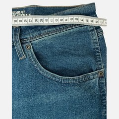 Wrangler Men’s Jeans Cotton Blue Regular Fit Straight Size W38 L32 New