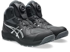 ASICS WINJOB CP314 BOA 1273A124 001 Black Pure Silver 3E Safety Shoes