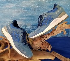Asics Gel Lyte 3 III Size 9 OG Puddle Pack Mid Blue F130515 TX