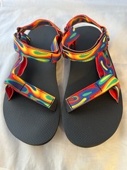 TEVA Unisex Original Universal Rainbow Sport Sandals, Unisex Size 10 W/8 M NWT