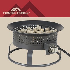 Master Forge 18.5-in W 54000 Maximum BTUs Steel Round Portable Liquid pro|119168