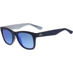 Lacoste Unisex Sunglasses Polycarbonate Lens Matte Blue Square Frame L789S 424