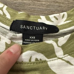 Sanctuary Floral Print Top Size XXS NWT